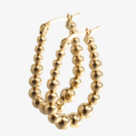 Ball Hoop Earrings