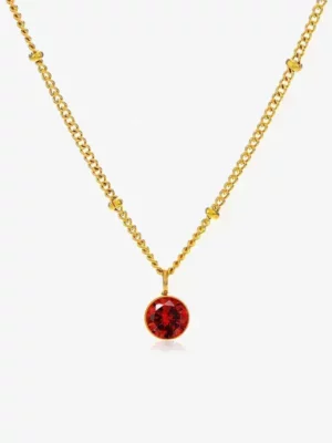 Birthstone Pendant Necklace