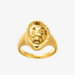 Lion Wax Seal Chunky Signet Ring