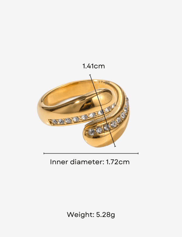 Vivienne Adjustable Open Ring
