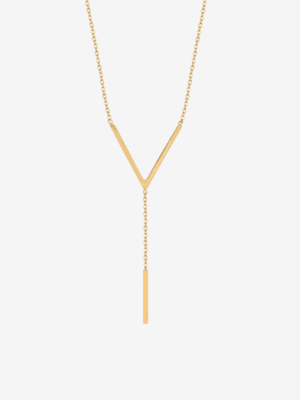 Victoria V-Shaped Pendant Necklace