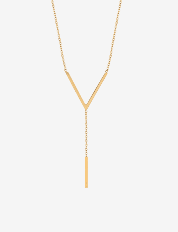 Victoria V-Shaped Pendant Necklace