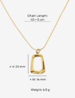 Blake Geometric Pendant Necklace