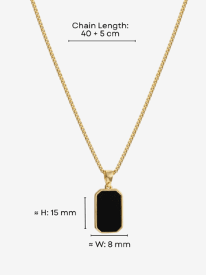 HAUTEHAUS-MMPN [Midnight Muse Pendant Necklace, with measurements]