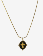 Napoleon Era French Cross Pendant Necklace
