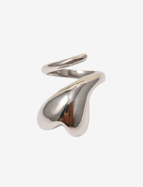 Ofelia Chunky Heart Open Ring