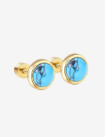 Turquoise Screwback Stud Earrings