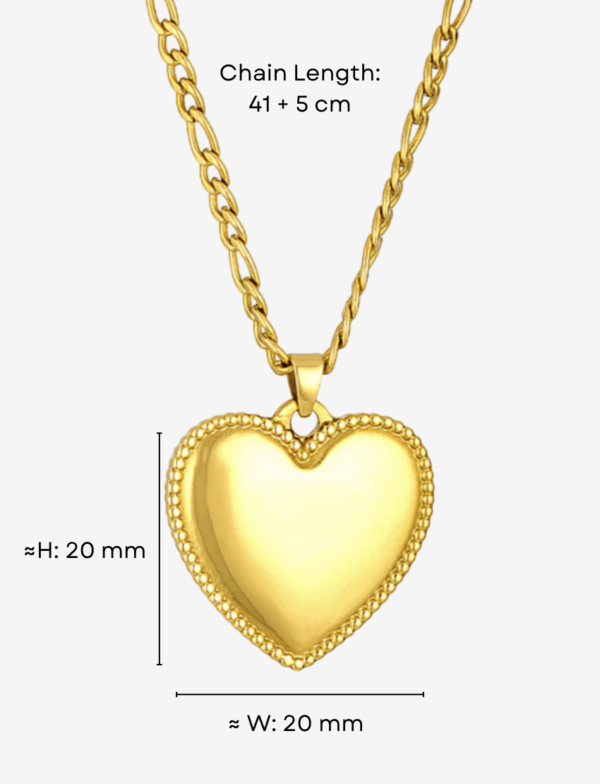Belle Heart Pendant Necklace