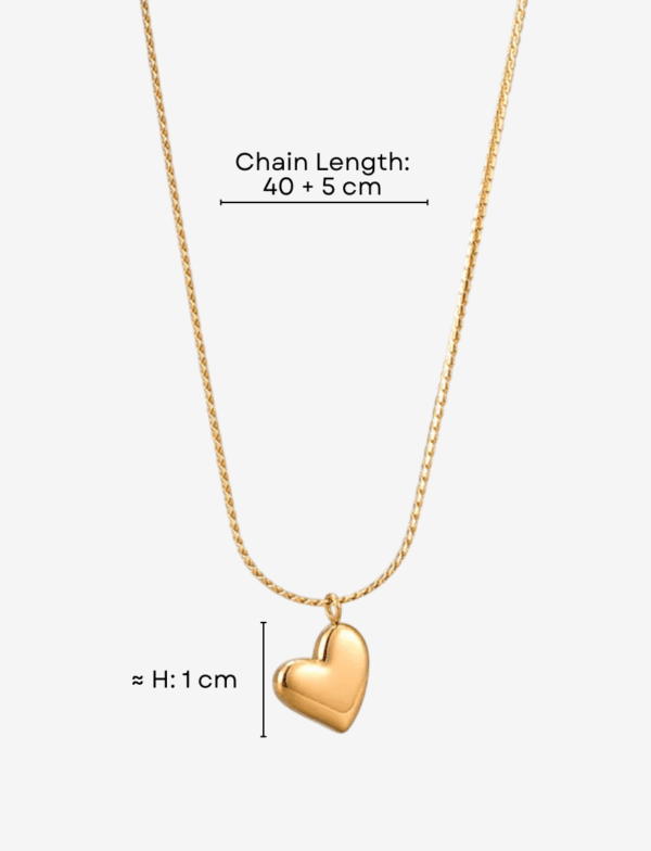 Bijou Heart Pendant Necklace