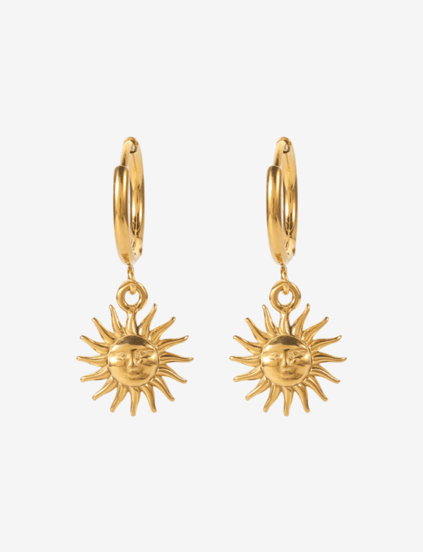 Sun Goddess Drop Earrings