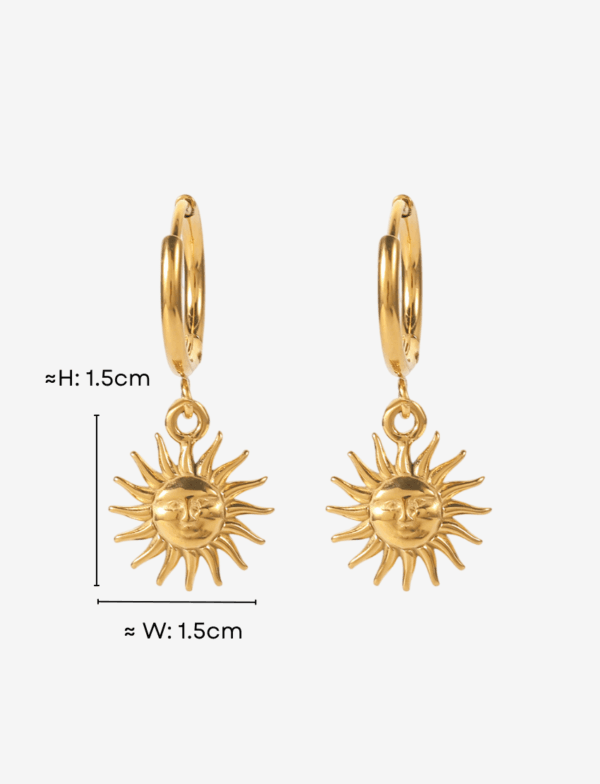 Sun Goddess Drop Earrings