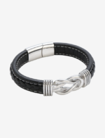 Infinity Knot Leather Bracelet