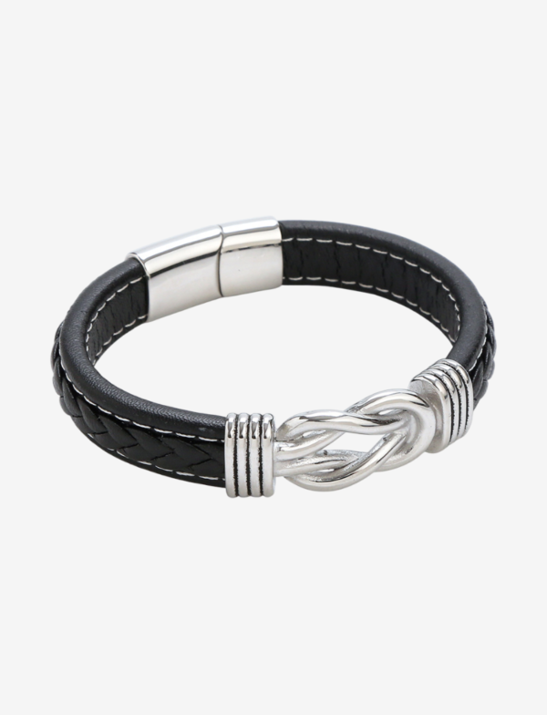 Infinity Knot Leather Bracelet