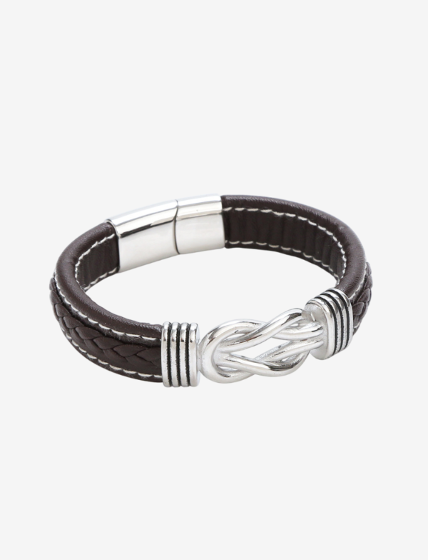 Infinity Knot Leather Bracelet