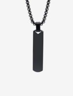 Rectangular Bar Pendant Necklace