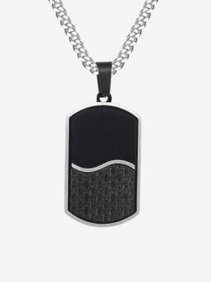 Forge Dog Tag Pendant Necklace