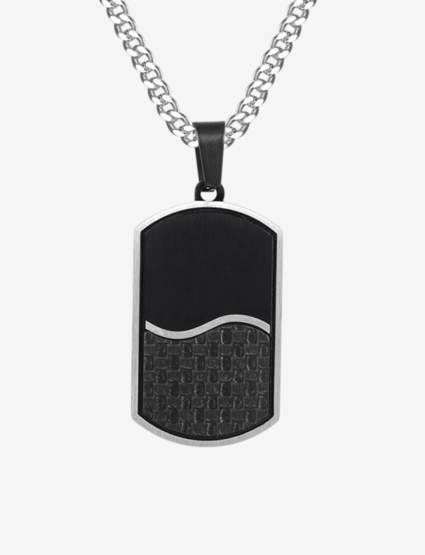 Forge Dog Tag Pendant Necklace