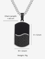 Forge Dog Tag Pendant Necklace