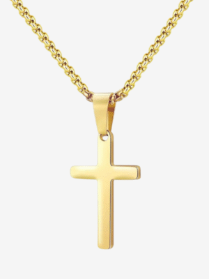 Quietus Cross Pendant Necklace