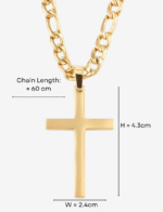 Veritas Cross Pendant Necklace