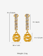 Charmed Strands Drop Earrings