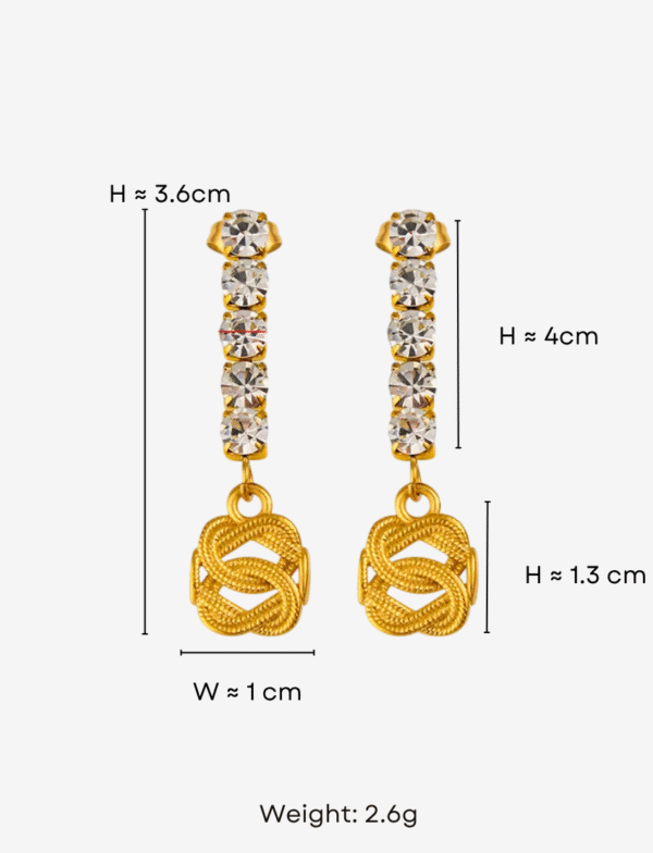 Charmed Strands Drop Earrings