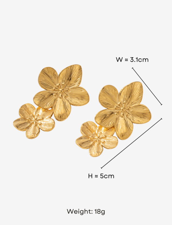 Dancing Magnolias Drop Earrings