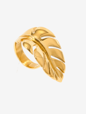 Eden Leaf Open Ring