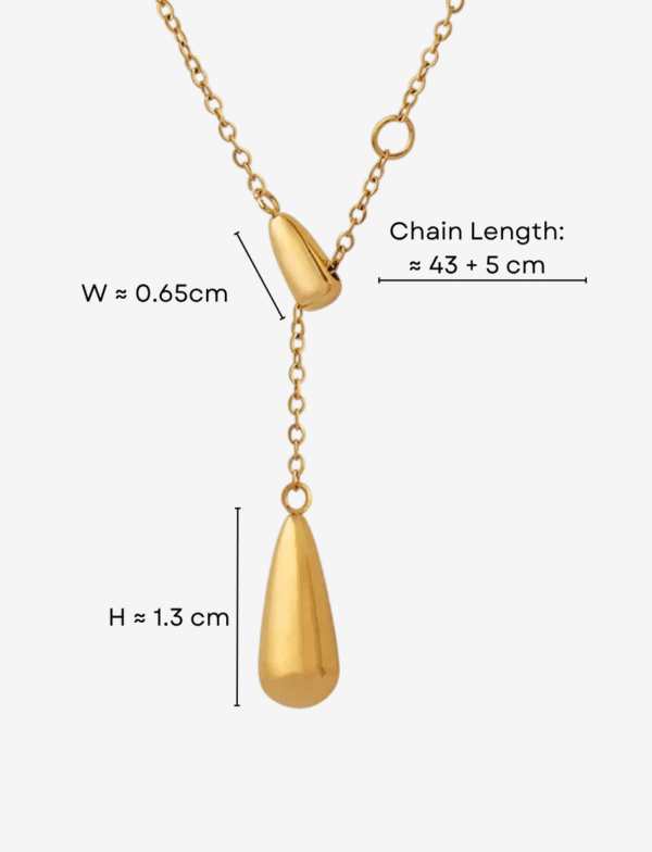 Water Drop Pendant Necklace