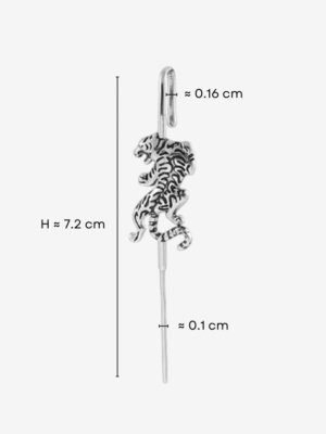 HAUTEHAUS-CTEC [Crouching Tiger Ear Cuff, with measurements]