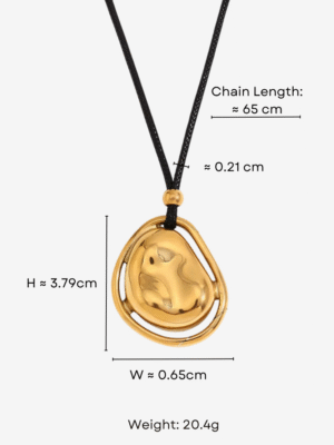 HAUTEHAUS-LPN [Lyra Pendant Necklace, with measurements]