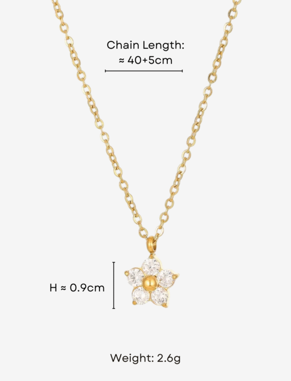 Blooming Jasmine Pendant Necklace