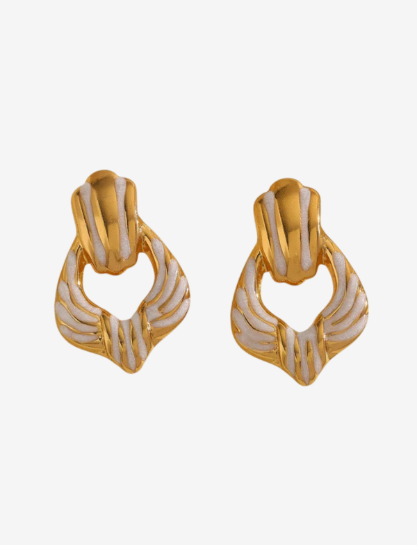 Hathor Ivory Stud Earrings