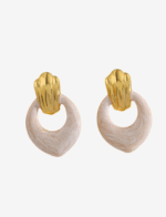 Hathor Ivory Stud Earrings