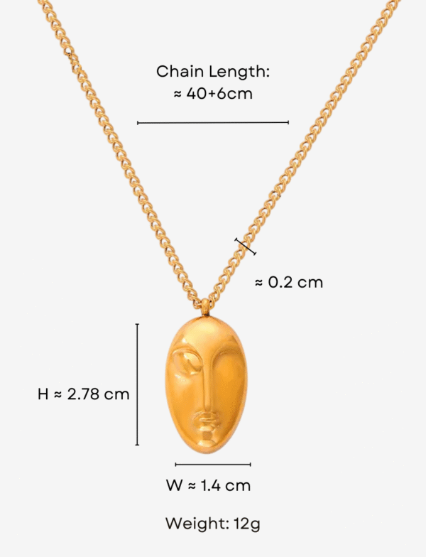 Sleeping Muse Pendant Necklace