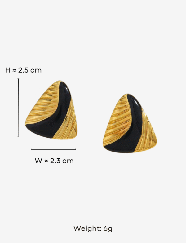 Soho Triangle Stud Earrings