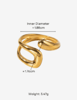 Ciel Adjustable Open Ring