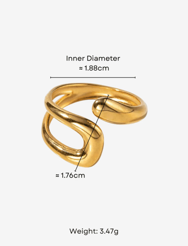 Ciel Adjustable Open Ring