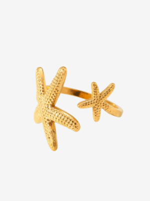 Starfish Adjustable Open Ring