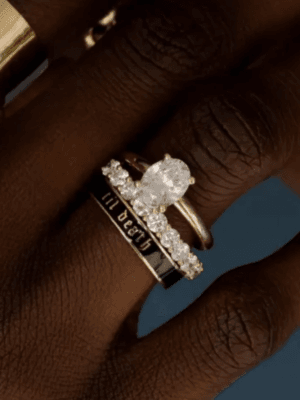 HAUTEHAUS-TDEBR [Till Death Enamel Band Ring, Model Demo]