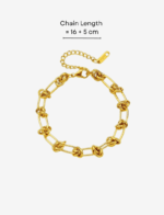 Willow Knot Chain Necklace & Bracelet Set