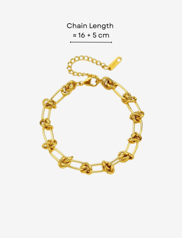 Willow Knot Chain Necklace & Bracelet Set