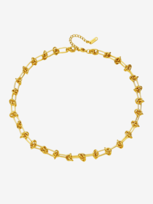 Willow Knot Chain Necklace & Bracelet Set