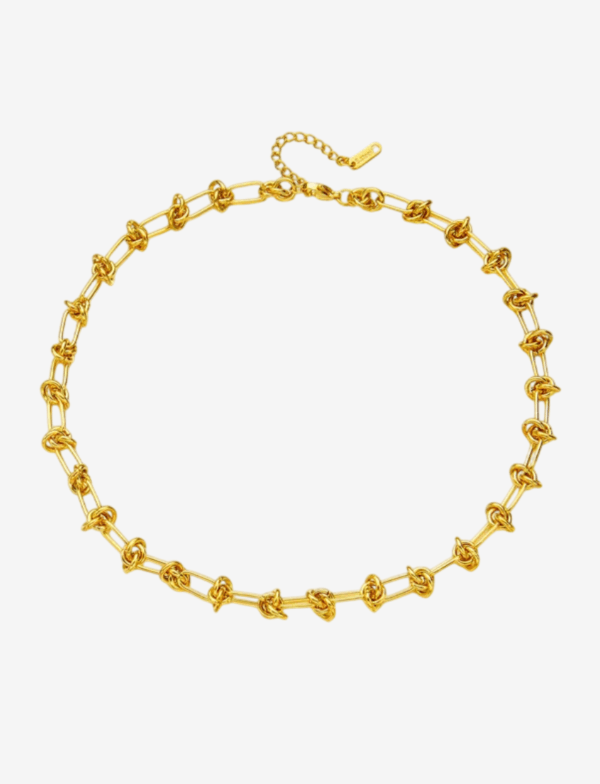 Willow Knot Chain Necklace & Bracelet Set