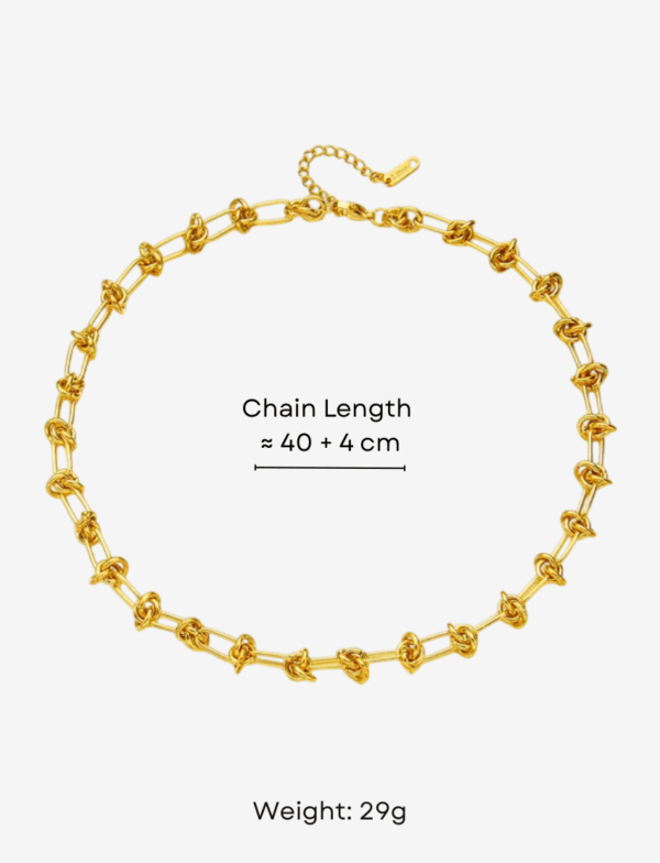 Willow Knot Chain Necklace & Bracelet Set