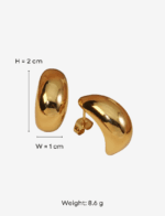 Moondrop Stud Earrings